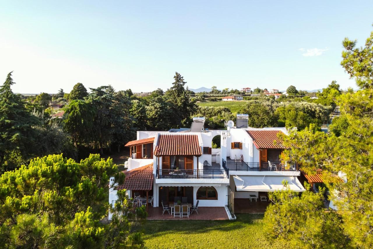 Luna Villa Private Beach Néa Iráklia Exterior foto